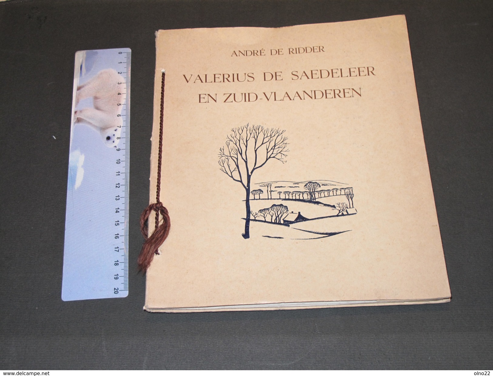 ANDRE DE RIDDER, VALERIUS DE SAEDELEER, EN ZUID-VLAANDEREN, 1937 - Autres & Non Classés