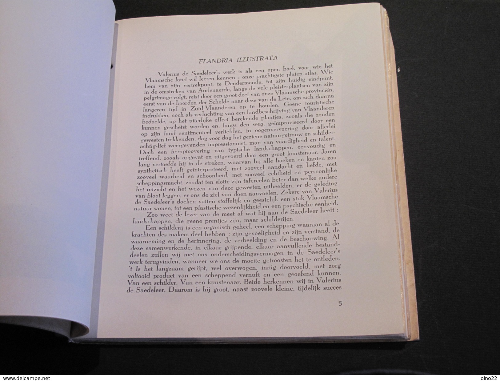 ANDRE DE RIDDER, VALERIUS DE SAEDELEER, EN ZUID-VLAANDEREN, 1937 - Autres & Non Classés