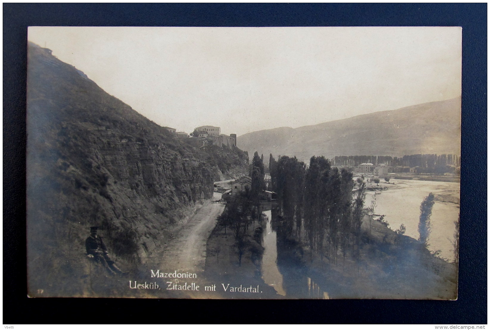 Macedonia: Uesküb (Shkup / Üsküb / Üsküp / Skopje), Zitadelle Mit Vardartal Cca. 1915 - North Macedonia