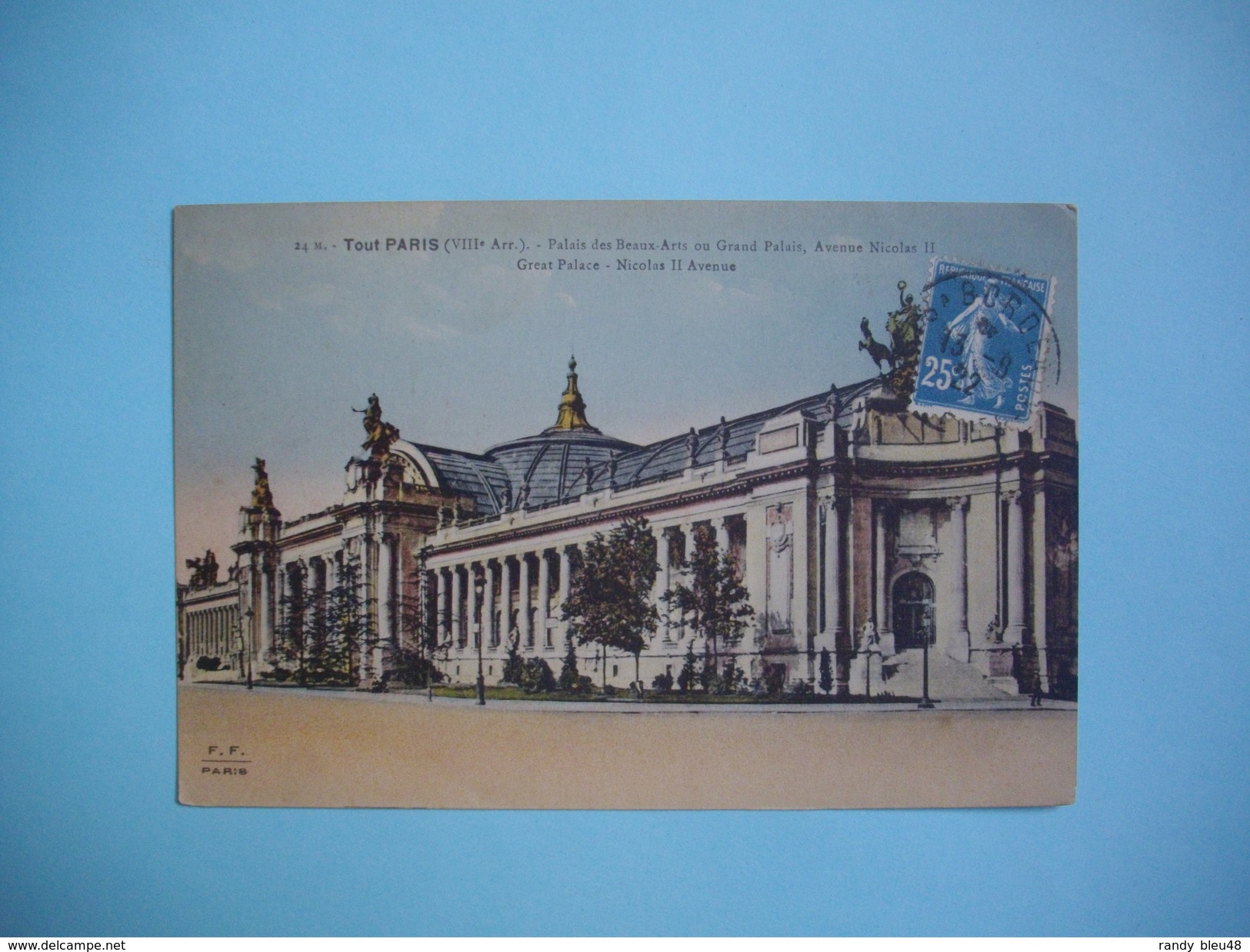 PARIS  - 75  -  Palais Des Beaux Arts Ou Grand Palais - Autres Monuments, édifices