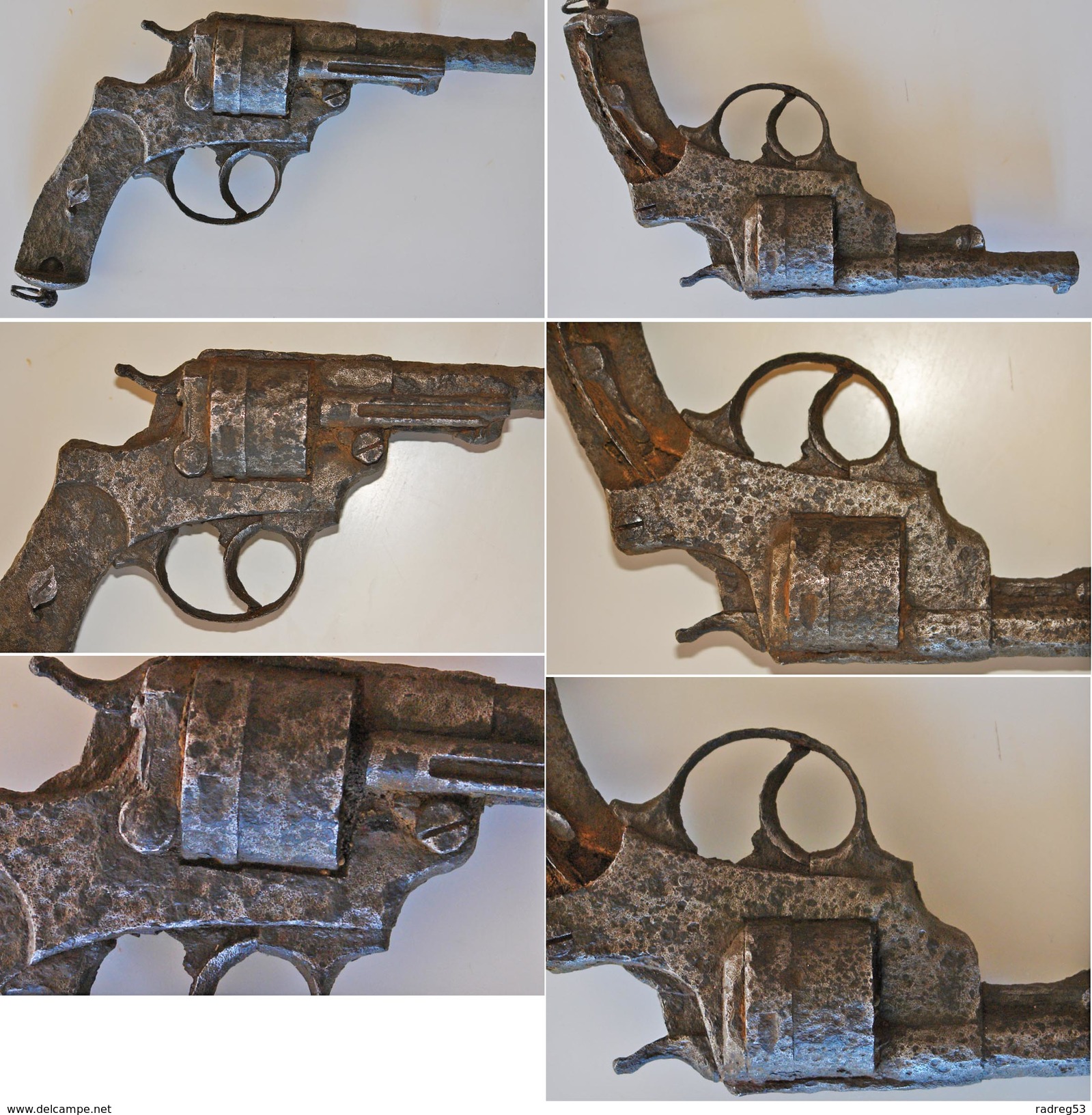 REVOLVER D'ORDONNANCE Mle 1873. Pièce De Fouille - Armes Neutralisées