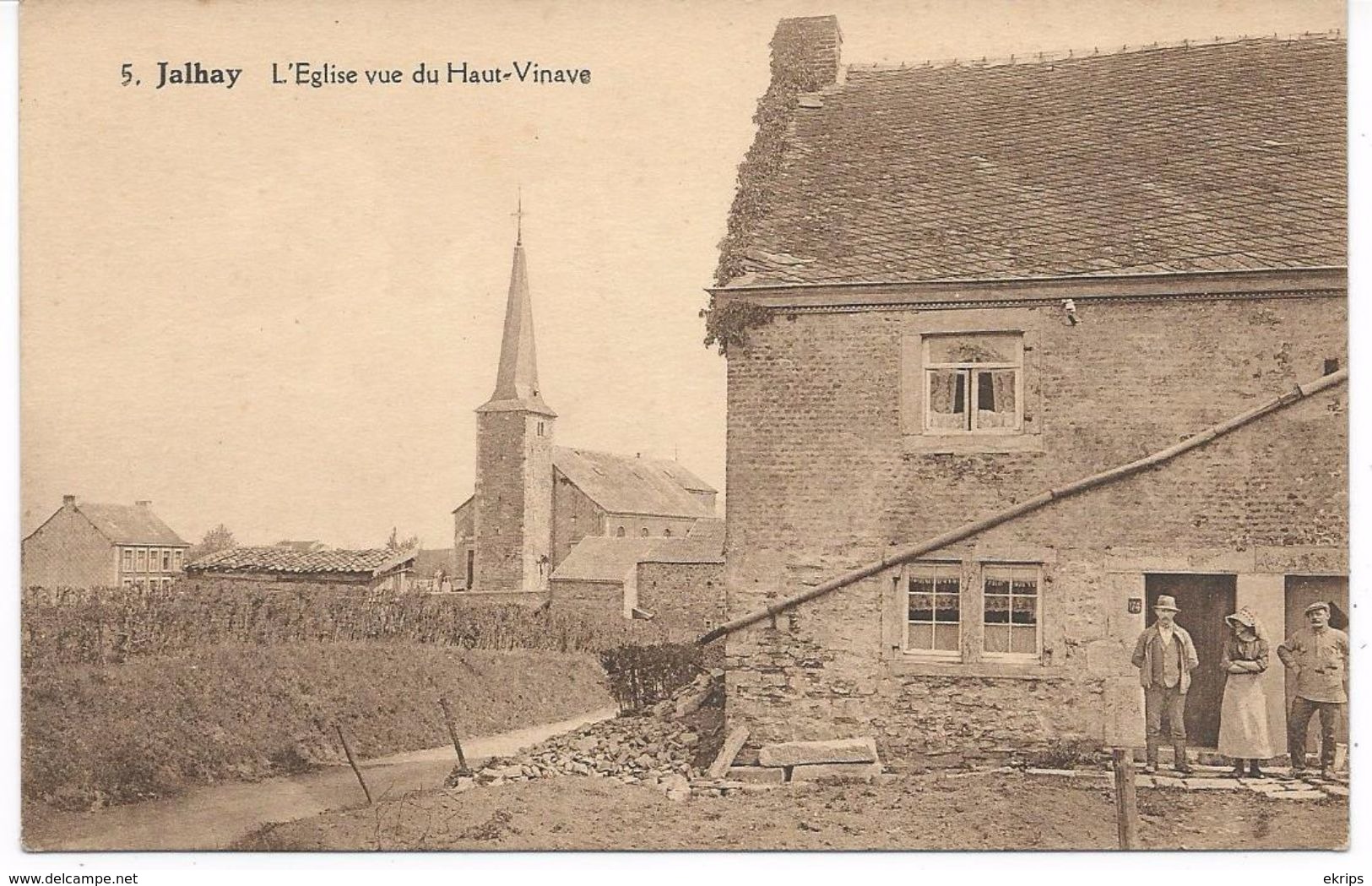 5. Jalhay L'Eglise Vue Du Haut-Vinave - Jalhay