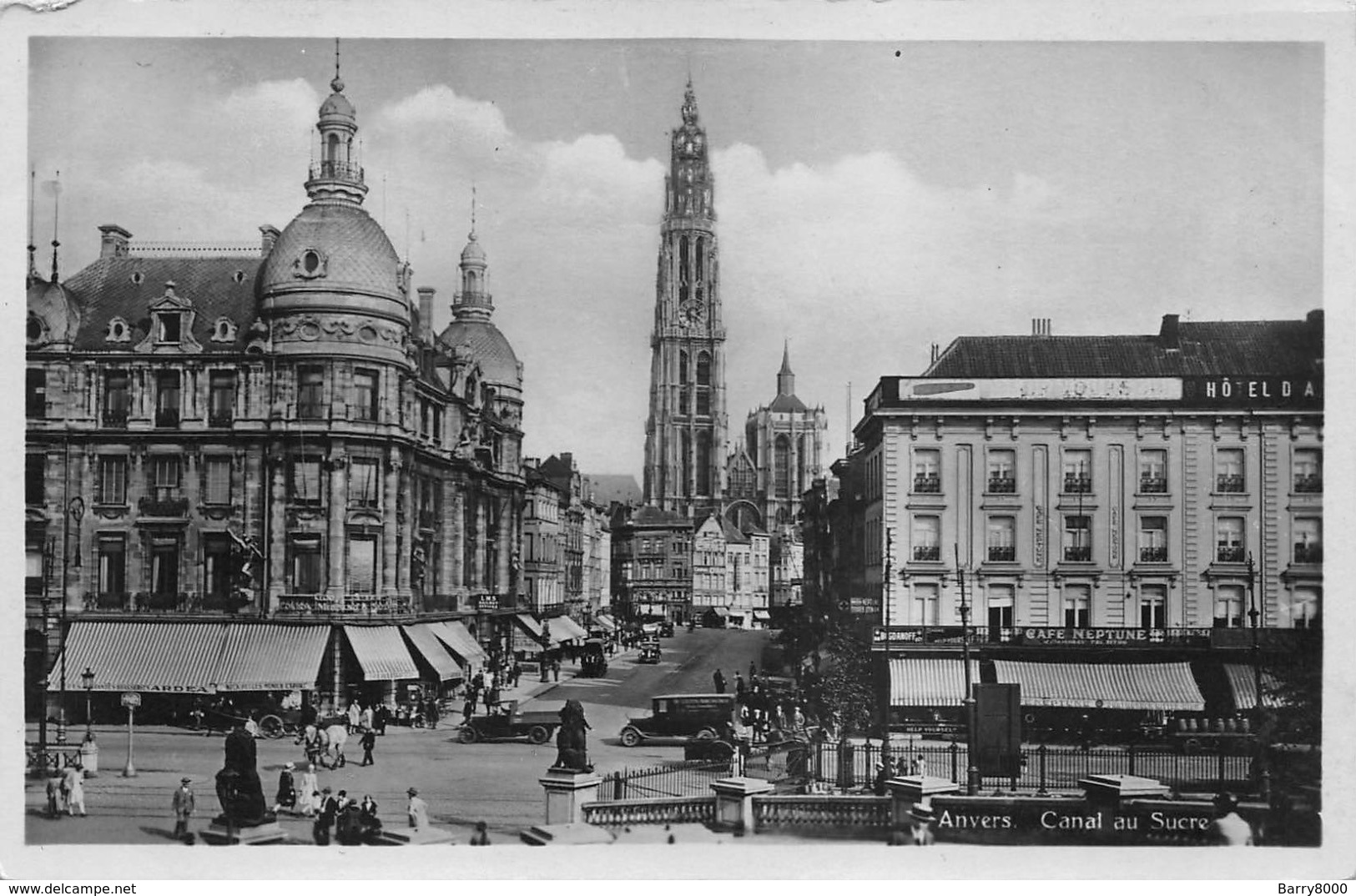 Antwerpen Anvers     Canal Au Sucre   Zicht Op De Suikerrui Suikerrei   Fotokaart      X 2448 - Antwerpen