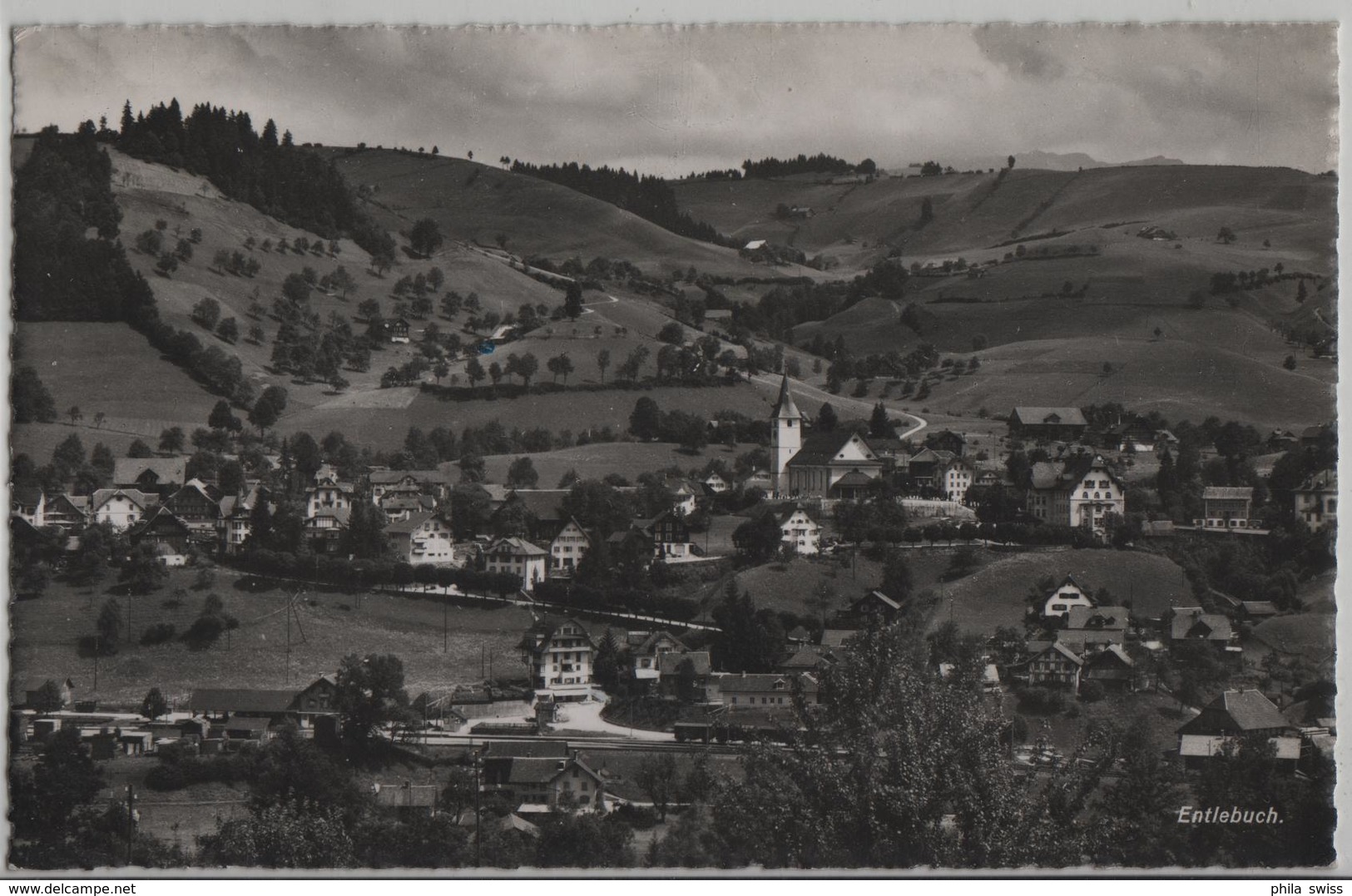 Entlebuch - Generalansicht Mit Bahnhof - Photo: Globetrotter - Entlebuch