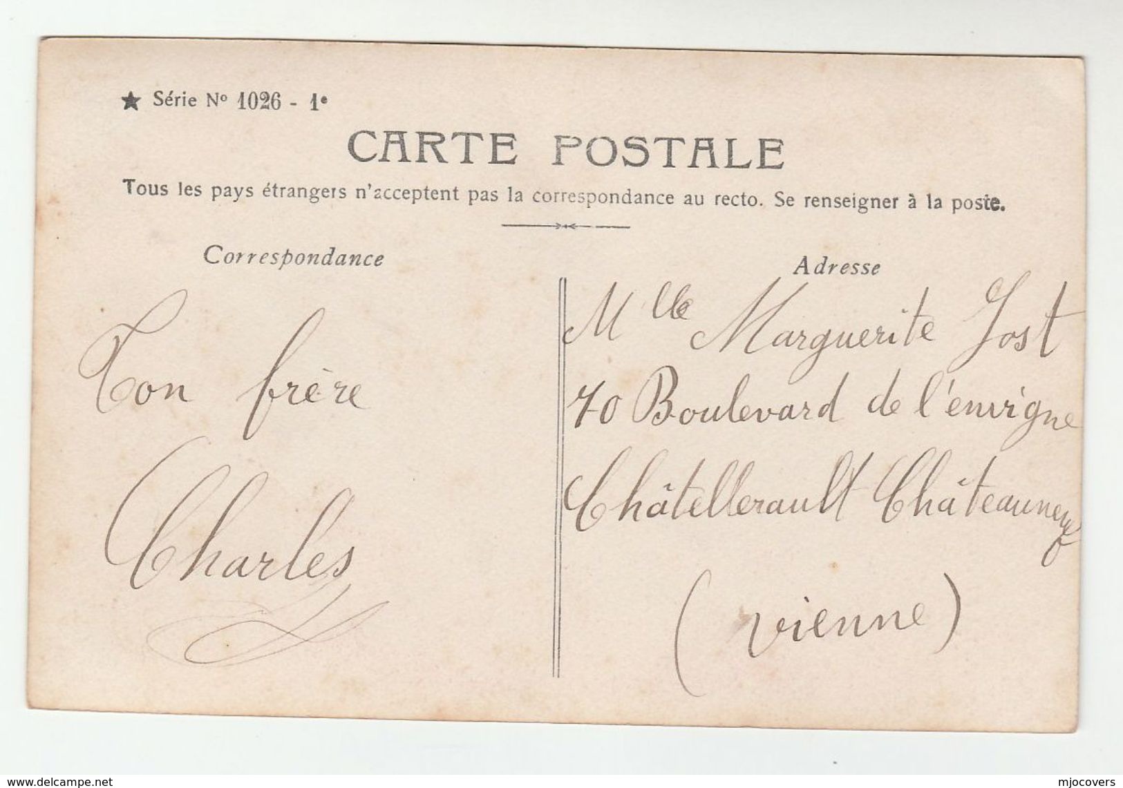 1906 FRANCE COVER Postcard Child With Basket , Stamps - Other & Unclassified