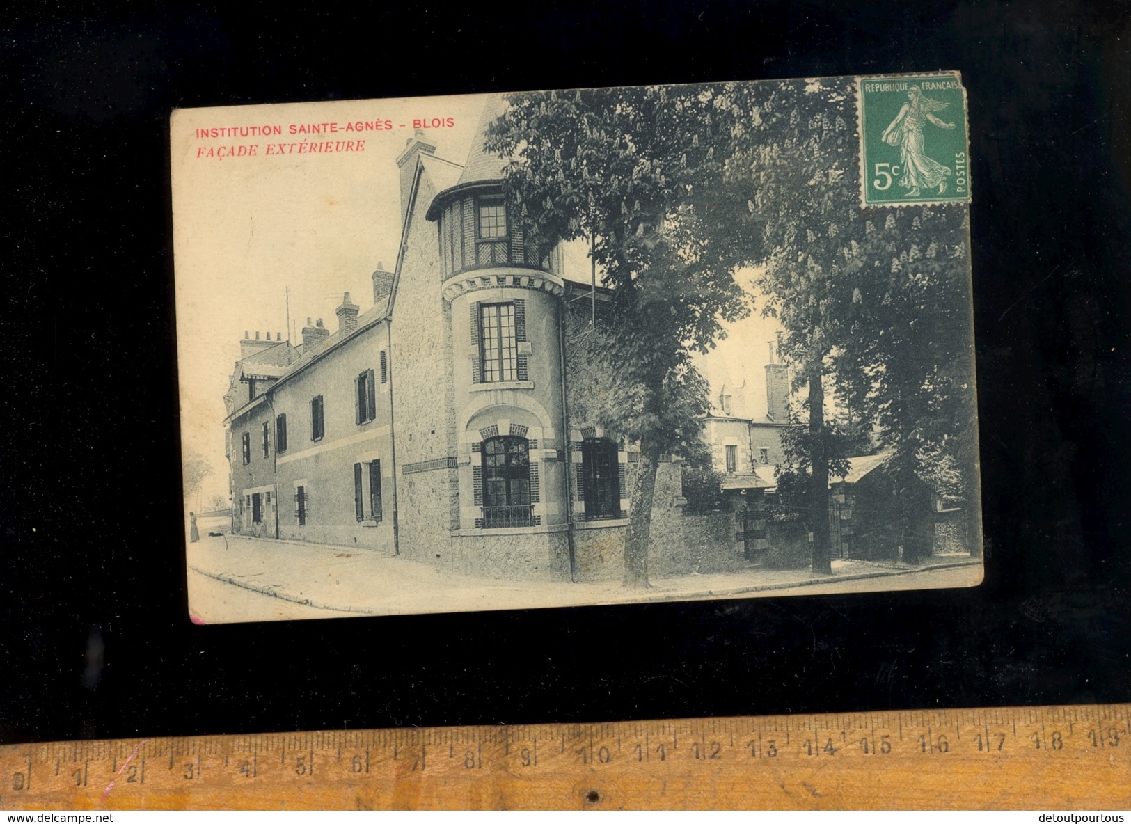 BLOIS Loir Et Cher 41 : Institution Sainte Ste Agnes Façade Extérieure  1916 - Blois