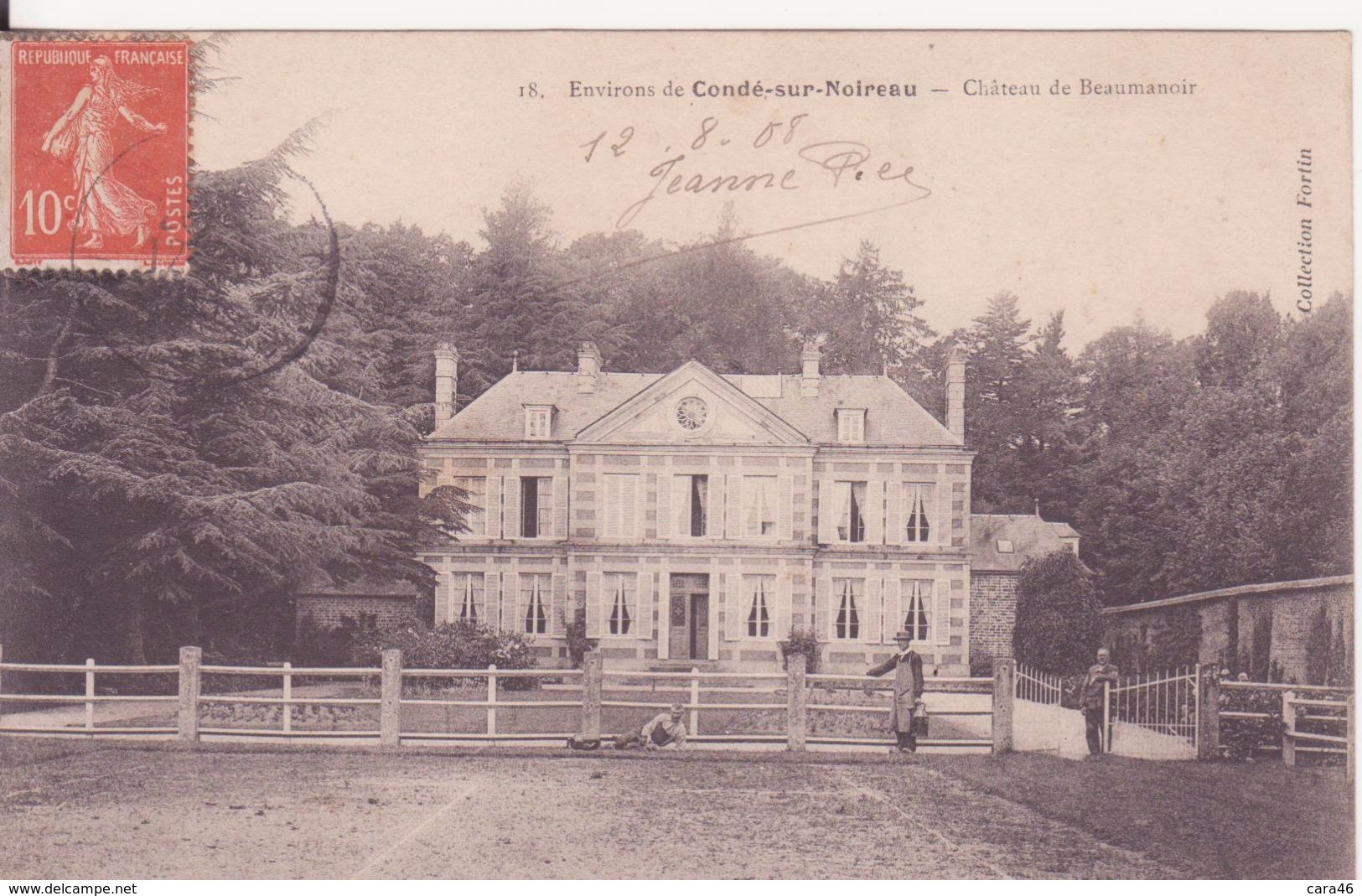 CPA -  18. ENV De Condé Sur Noireau - Château De Beaumanoir - Autres & Non Classés