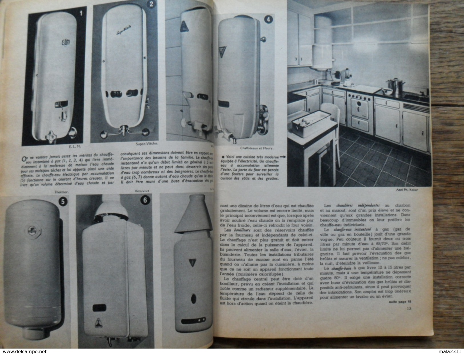 ANC REVUE SCIENCES & VIE /  N° HORS SERIE  LES ARTS MENAGERS  / MARS 1955 - Casa & Decorazione