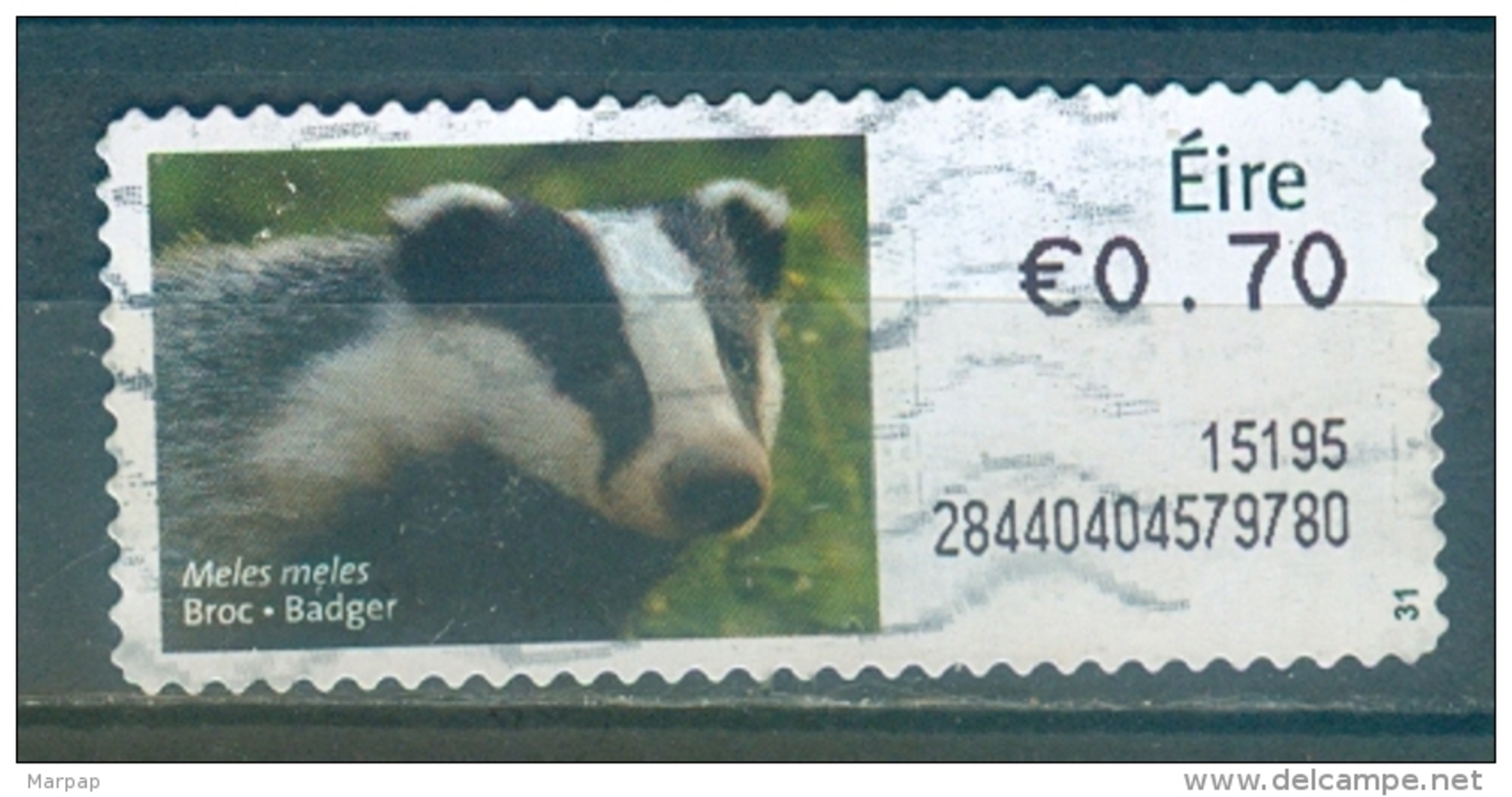 Ireland, Yvert No 59 - Franking Labels