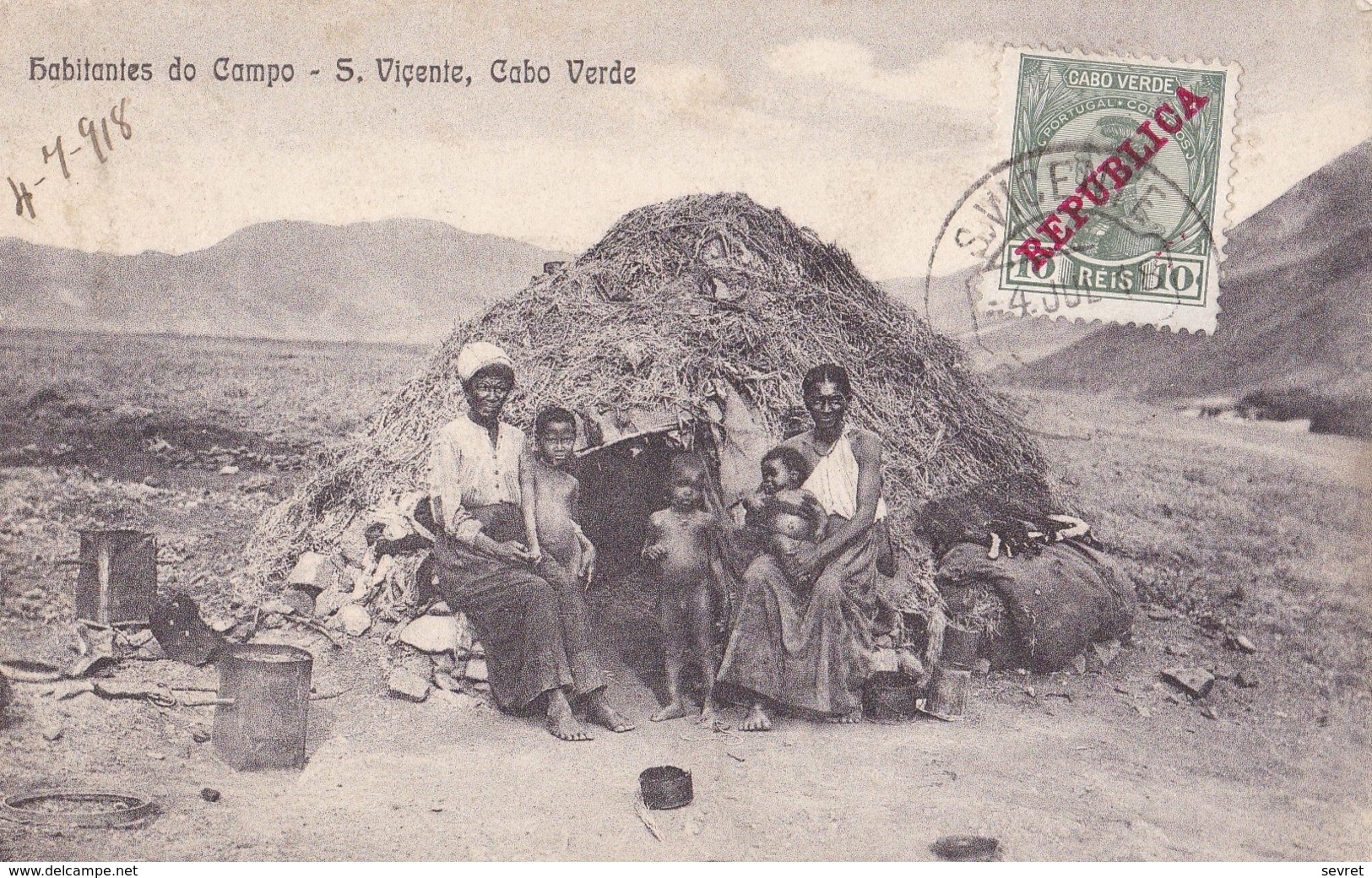 S. Vicente. - Habitantes Do Campo. - Cape Verde