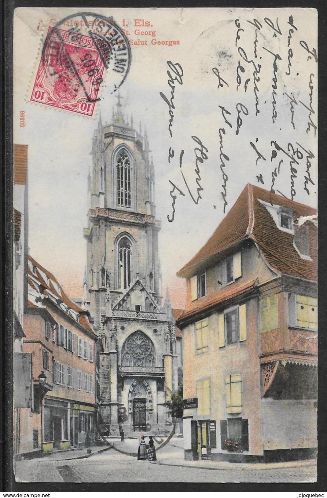 Carte Postale Ancienne De L'Allemagne, Avec Joli Oblitérations, VINTAGE POSTCARD OF GERMANY, WITH GREAT POSTMARKS - Bergisch Gladbach