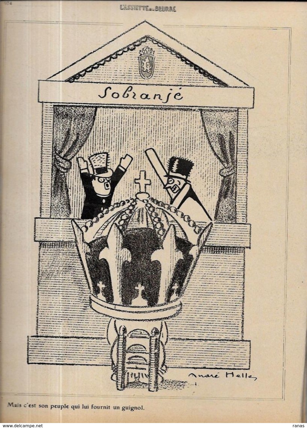 Revue L'assiette Au Beurre 1909 Turquie Turkey Bulgarie Guignol Carte Maps - 1900 - 1949