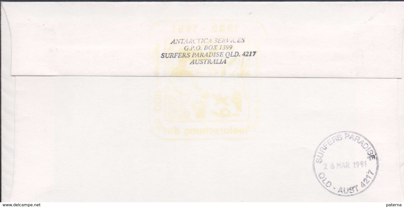 3200  FDC Mawson  1991 AAT, Field Leader For PCM Expedition, - FDC