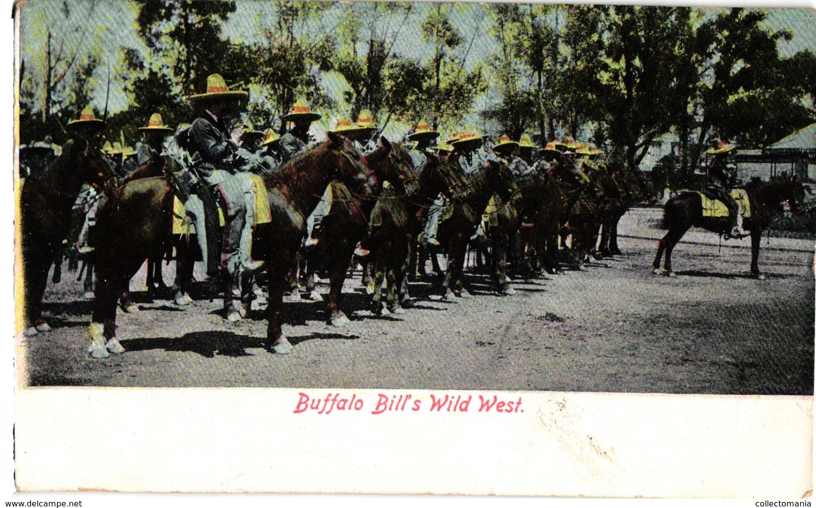 1 CPA  PUB  Buffalo Bill's Wild West        Cirque Circus - Circus