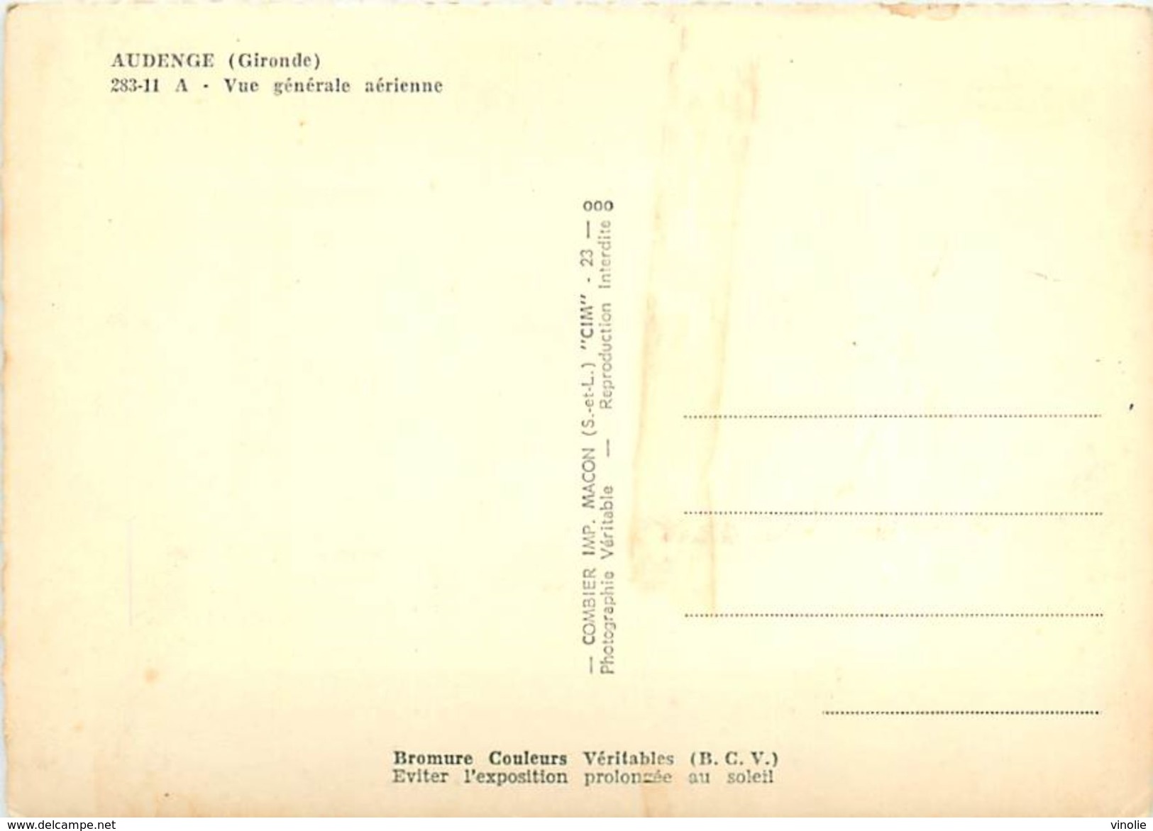 PIE 17-FL-8699 : AUDENGE. VUE AERIENNE. - Other & Unclassified
