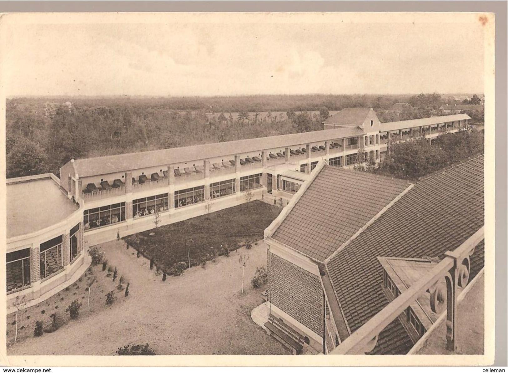 Bonheyden Sanatorium Imelda Der Zusters Norbertienen Van Duffel Zicht Op Dagzaal En Lighalle (e901) - Bonheiden