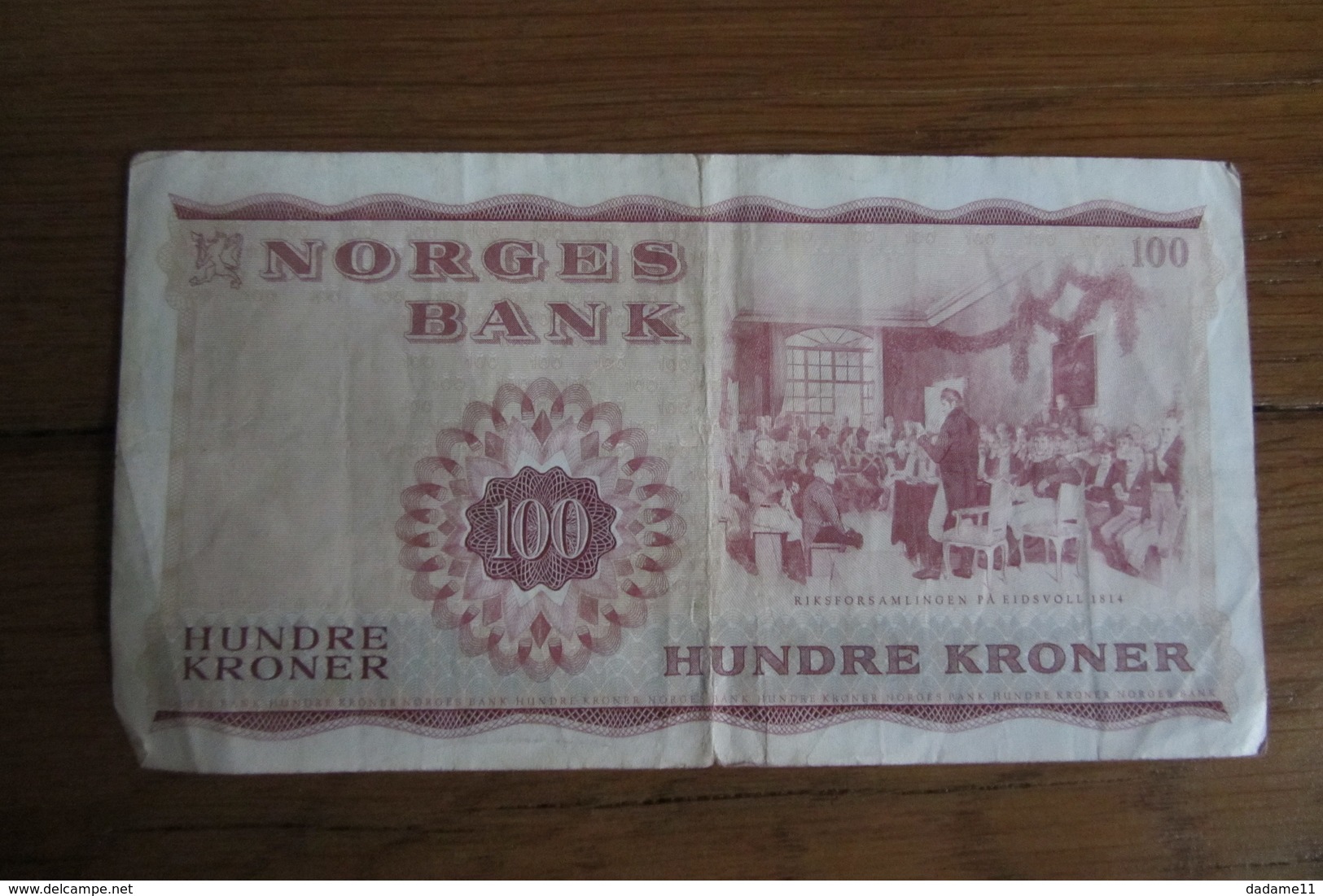 100 Kroner Norvège 1970 - Norvège