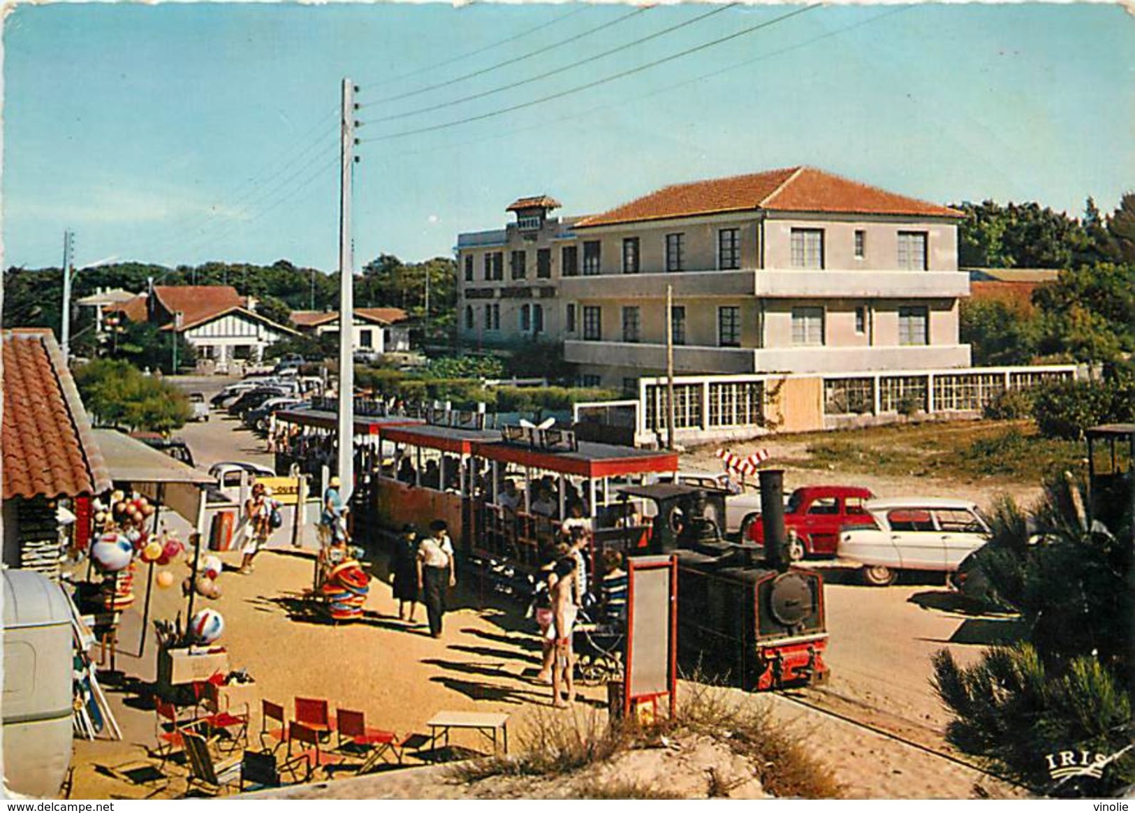 PIE 17-FL-8708 : CAP FERRET. LE PETIT TRAIN. AUTOMOBILES.  DONT DIANE  ET DAUPHINE RENAULT - Other & Unclassified