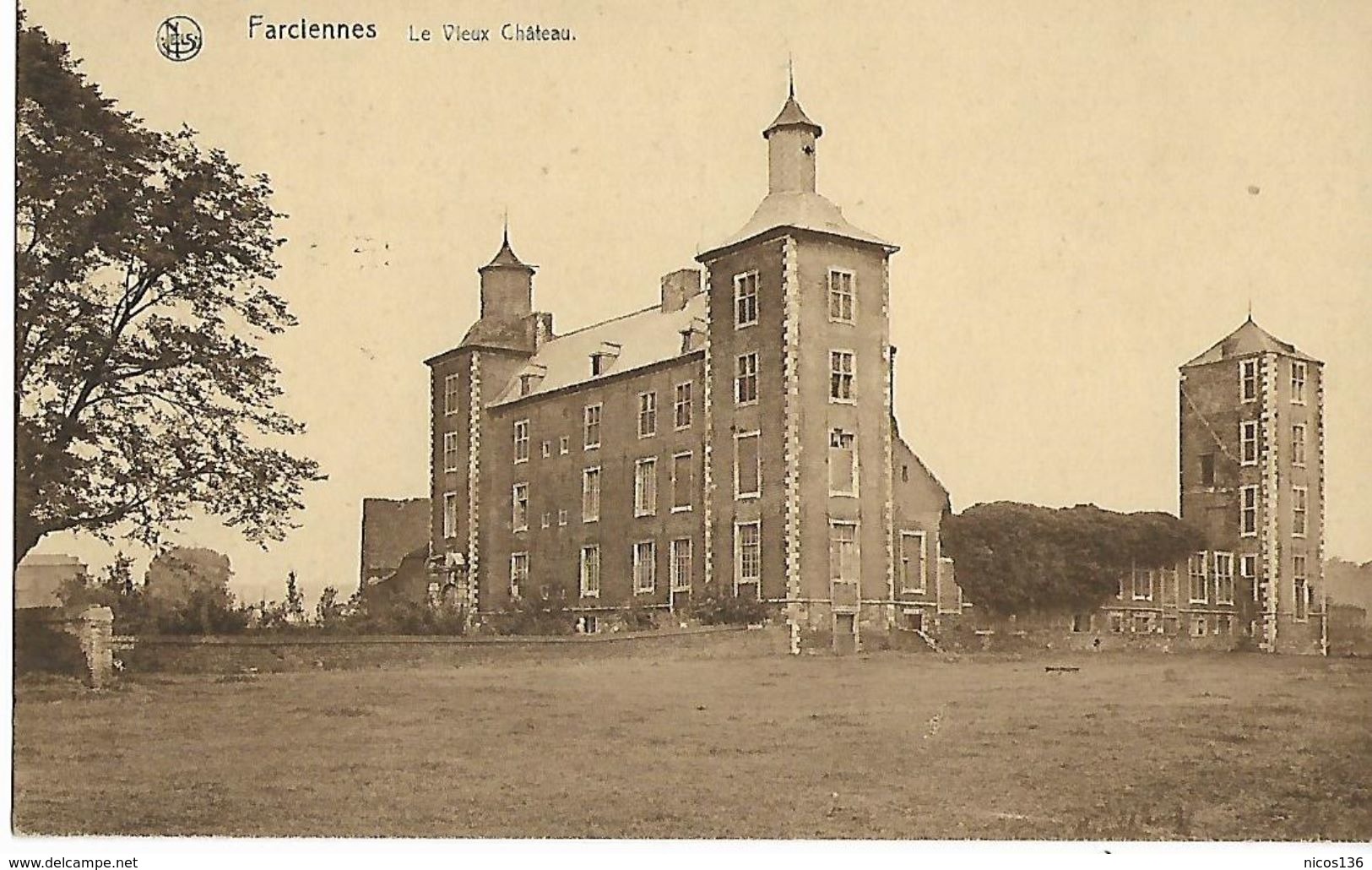 FARCIENNES   LE VIEUX CHATEAU    ( ECRITE EN 1929 ) - Farciennes