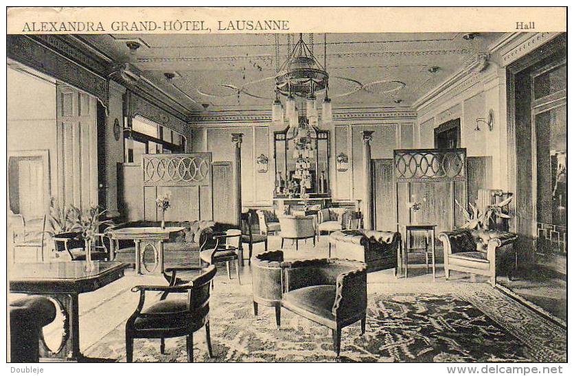 SUISSE VD  LAUSANNE  Alexandra Grand Hôtel  Hall  ......... - Lausanne