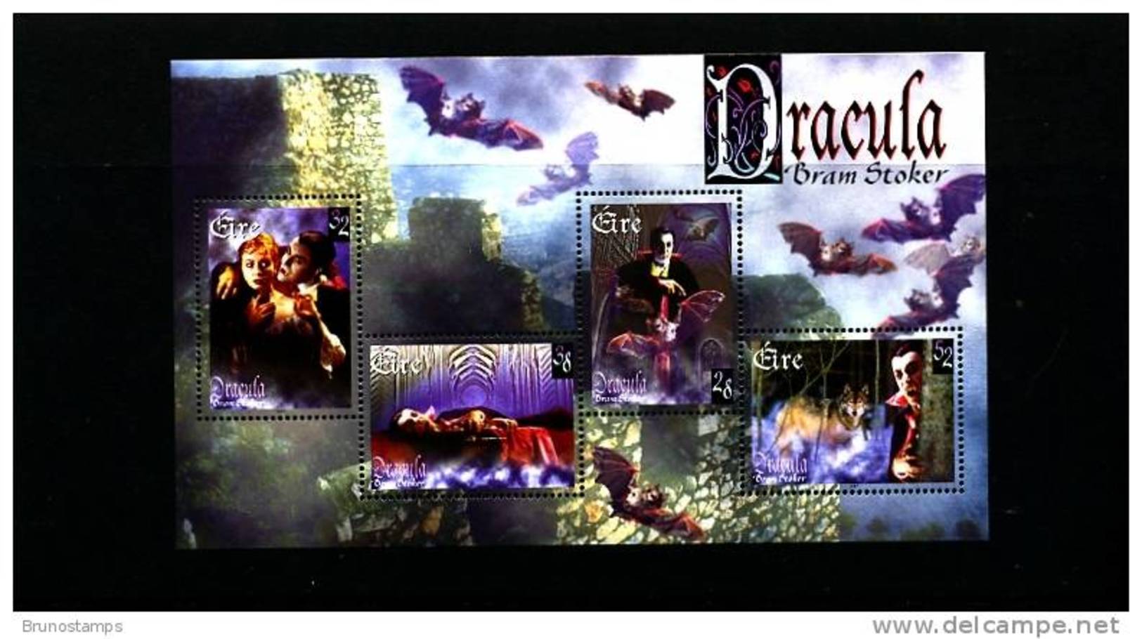 IRELAND/EIRE - 1997  DRACULA  MS MINT NH - Blocchi & Foglietti