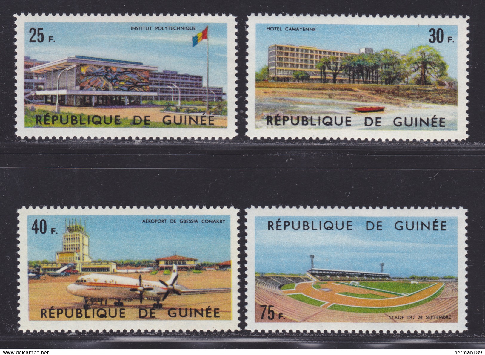GUINEE N°  247 à 250 ** MNH Neufs Sans Charnière, TB  (D0533) - República De Guinea (1958-...)
