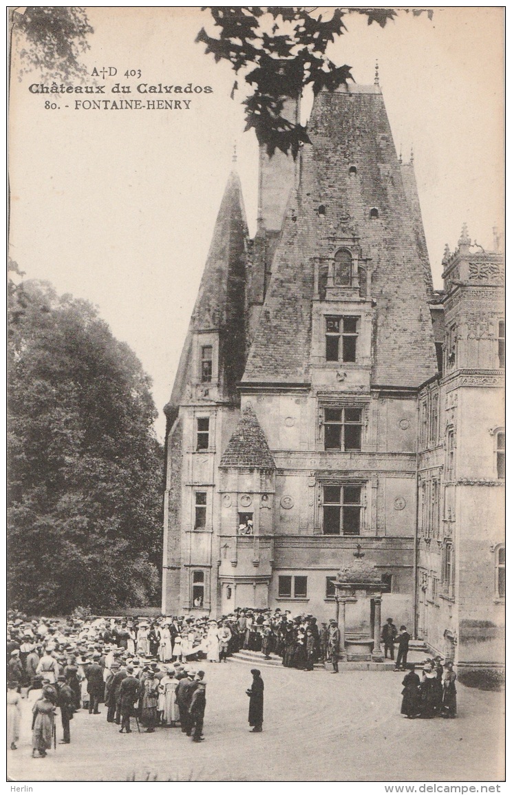 CV / 14 - FONTAINE-HENRY - Château Du Calvados - Fontaine-Henry - Un Mariage (impeccable) - Autres & Non Classés