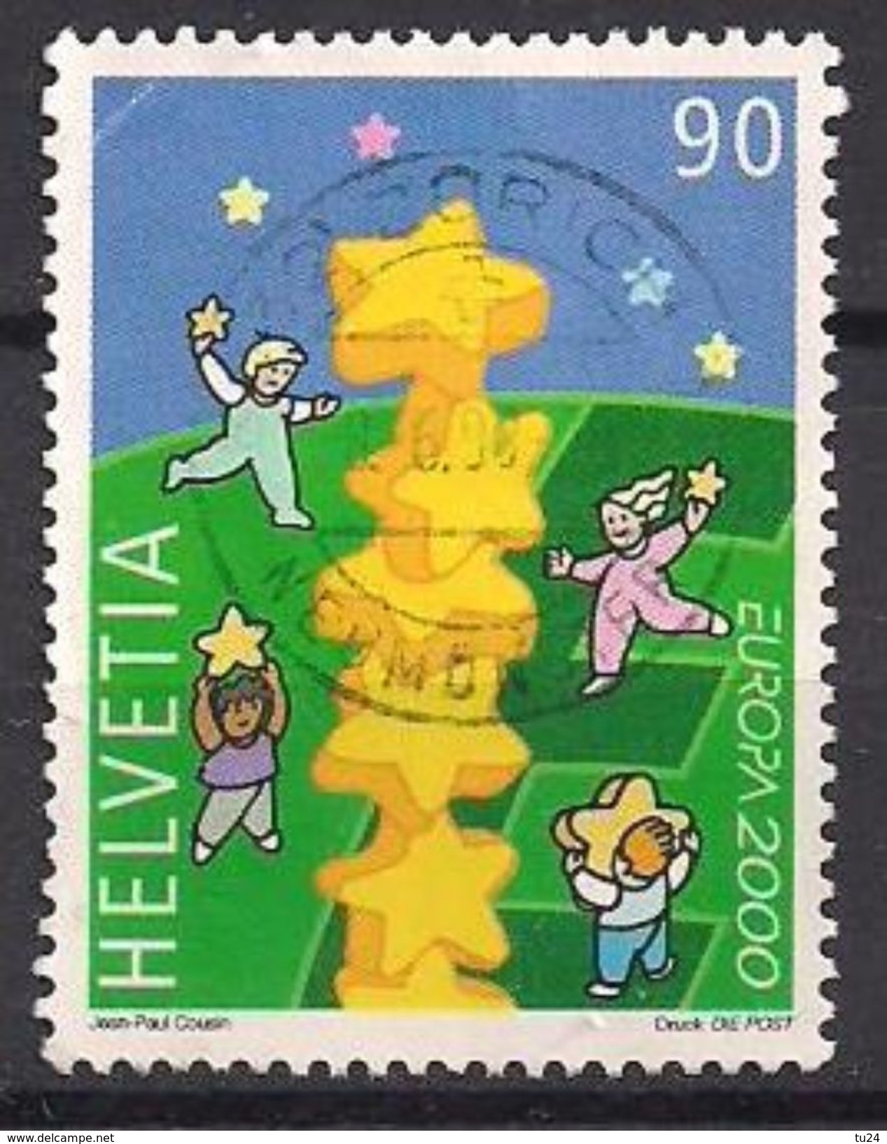 Schweiz  (2000)  Mi.Nr.  1720  Gest. / Used  (3ea12)  EUROPA - Used Stamps