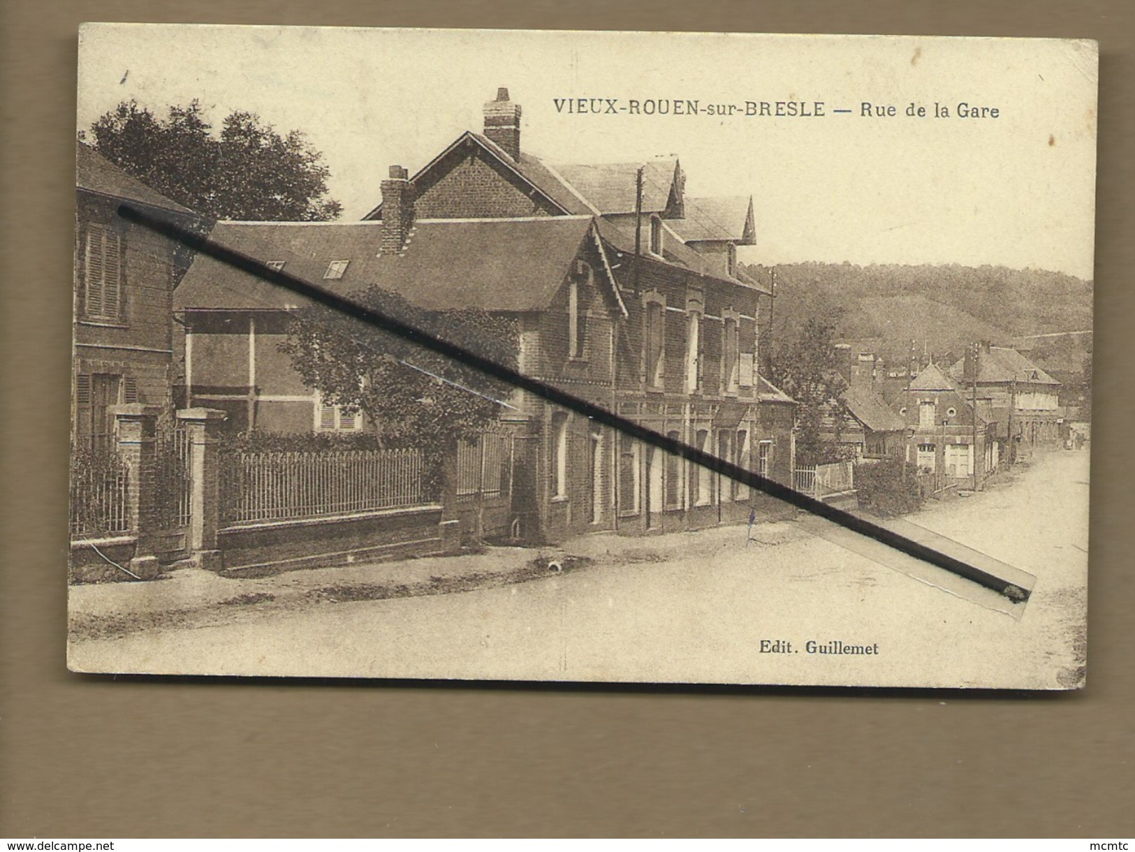 CPA  - Vieux Rouen Sur Bresle - Rue De La Gare - Autres & Non Classés