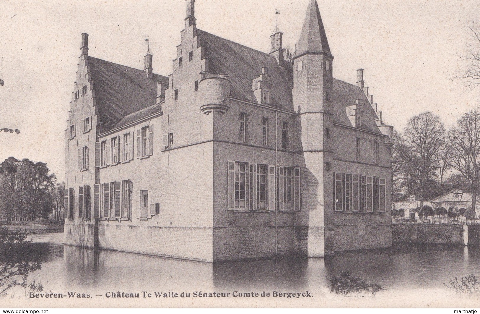 Beveren-Waas - Château Te Walle Du Sénateur Comte De Bergeyck - Beveren-Waas