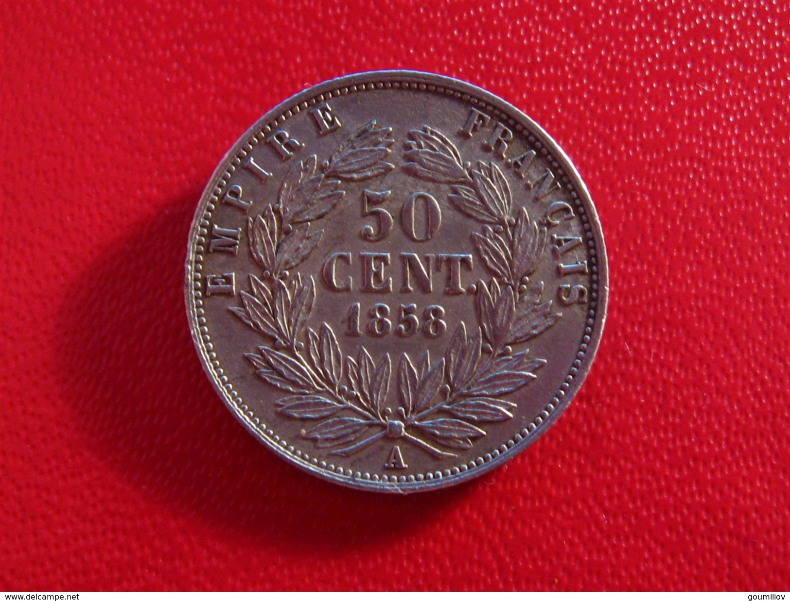 50 Centimes Napoléon III 1858 A Paris 5552 - 50 Centimes