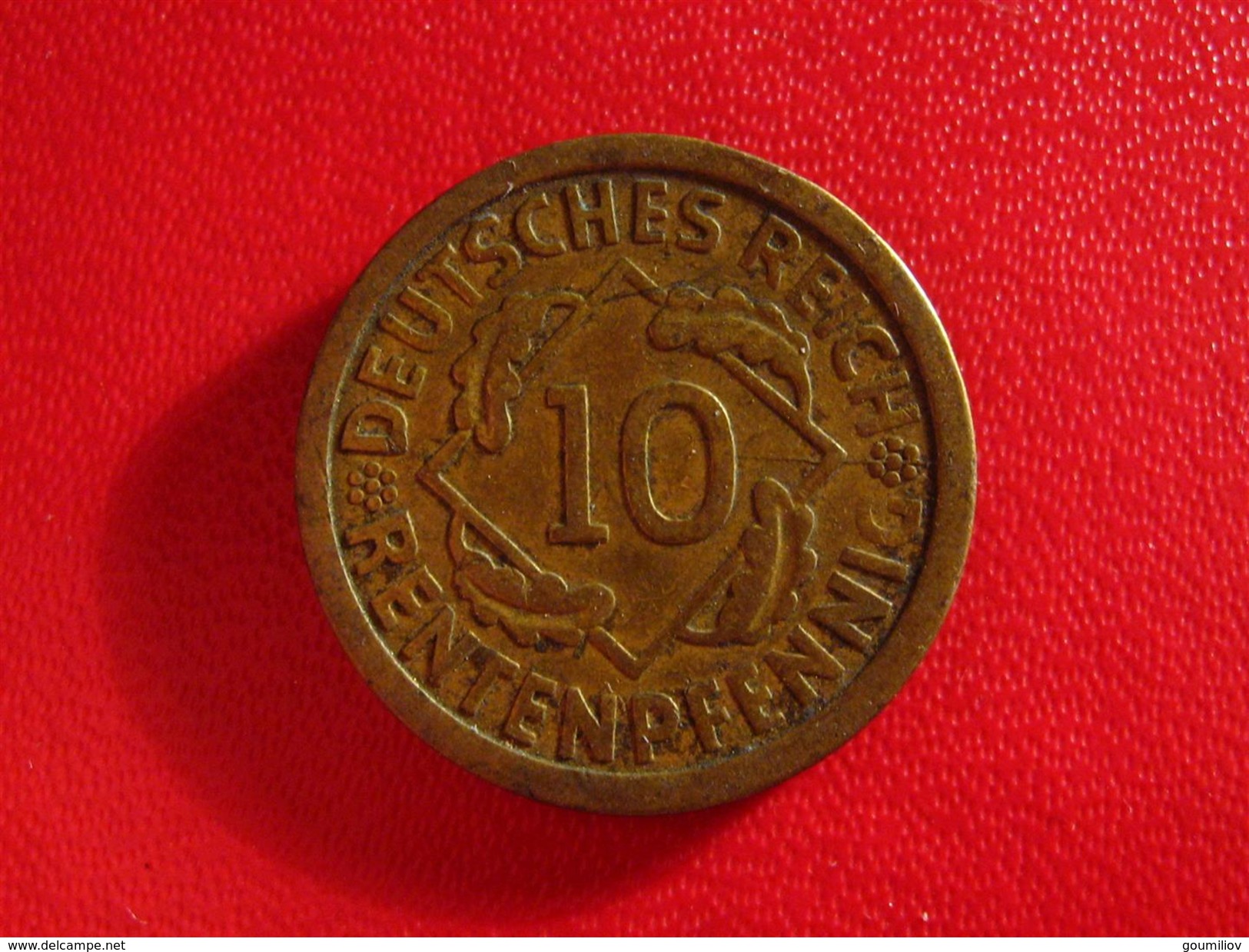 Allemagne - 10 Rentenpfennig 1924 A 5619 - 10 Rentenpfennig & 10 Reichspfennig