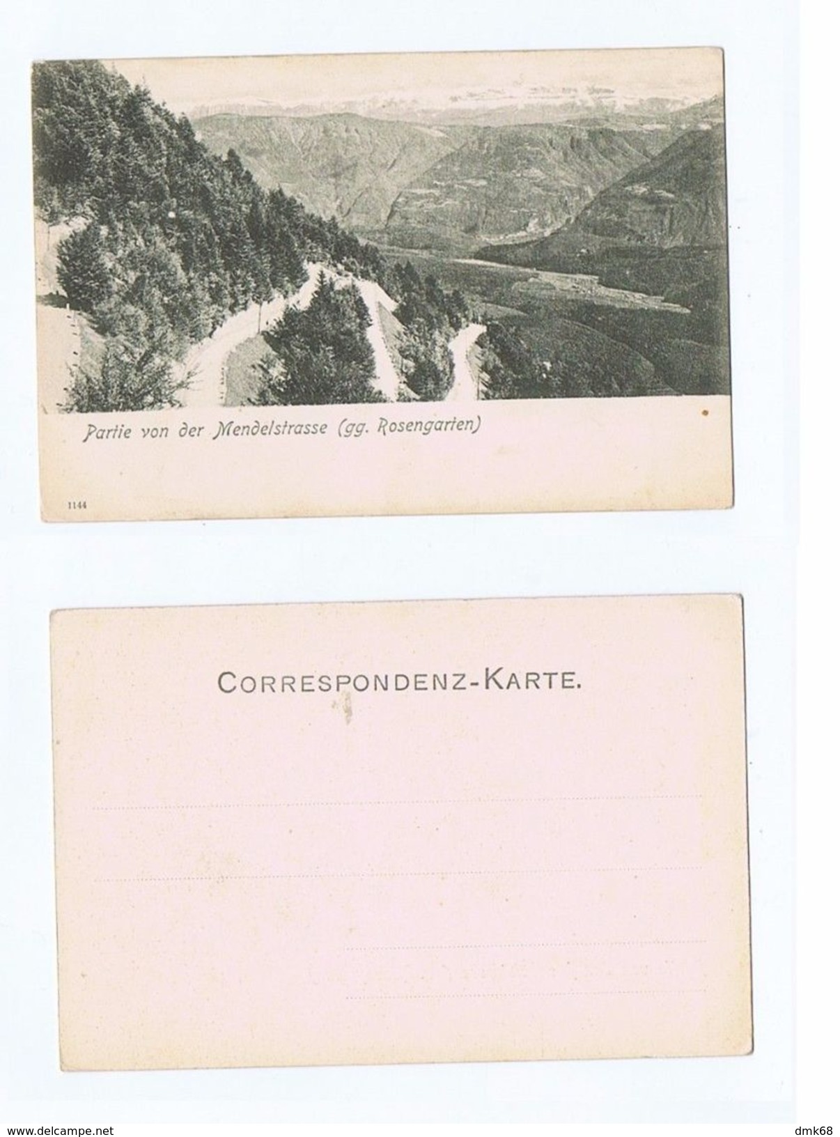 PARTIE VON DER MENDELSTRASSE ( BOLZANO ) GG ROSENGARTEN - 1900s ( 1300 ) - Bolzano (Bozen)