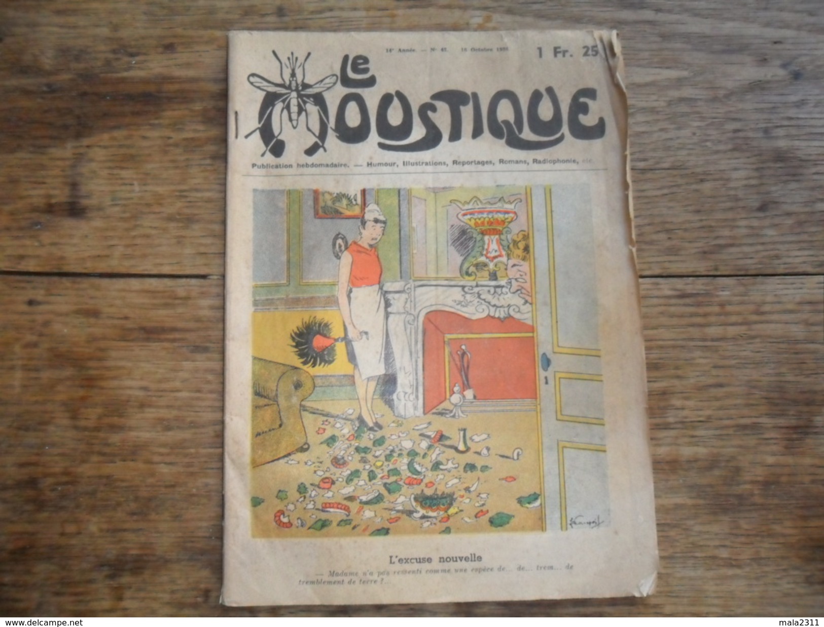 ANC  LE MOUSTIQUE N° 42 / 16  OCT 1938 - Andere & Zonder Classificatie