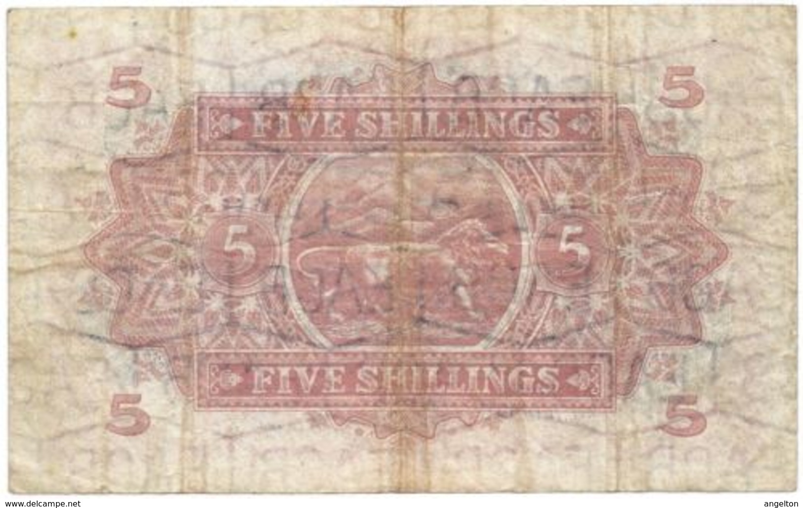 East Africa, 5 Shillings Type (1941) King George VI, *VF* Note - Autres - Afrique