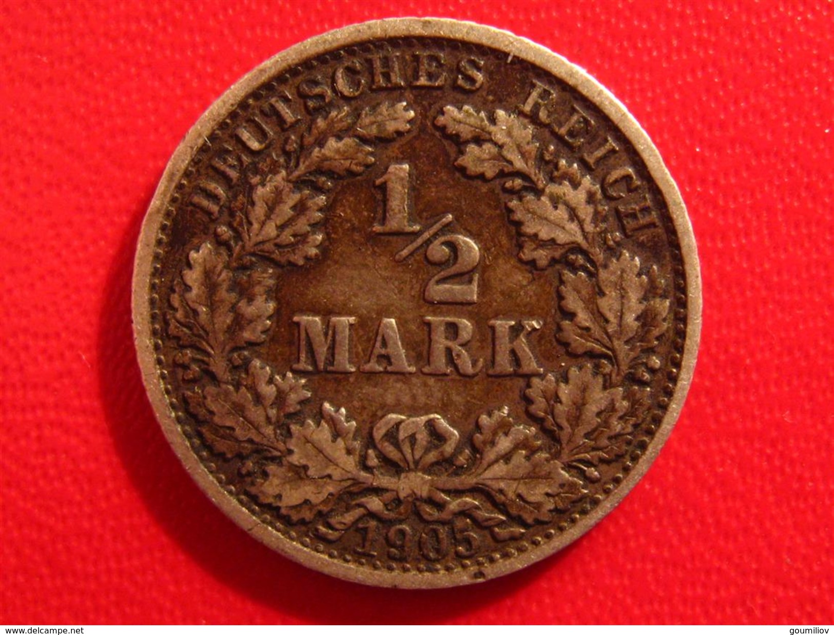 Allemagne - 1/2 Mark 1905 F 2817 - 1/2 Mark