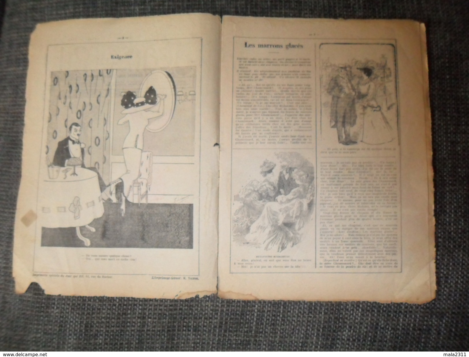 ANC  REVUE  JEAN QUI RIT   N° 615 /  21 NOVEMBRE 1912 - Andere & Zonder Classificatie