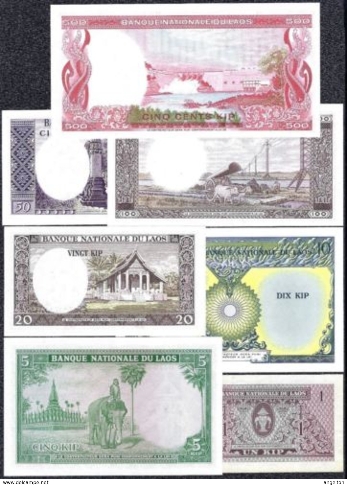 Du Laos, 1 - 500 Kip Type 1962-1975 UNC - Laos