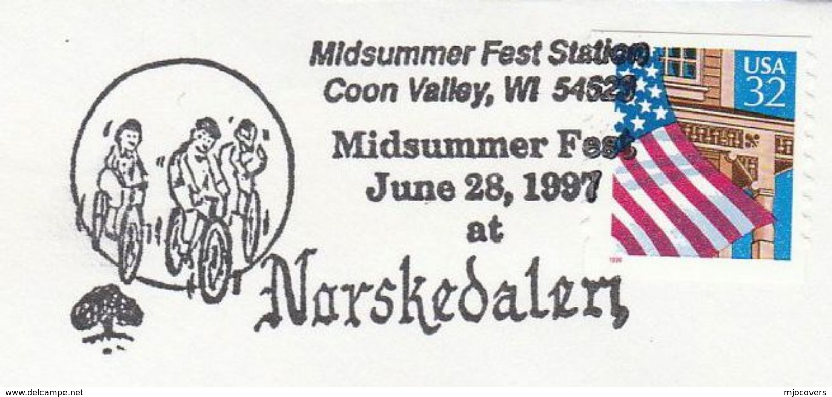 1997 Cover NORSKEDALEN CYCLE RIDE EVENT Usa Sport Bike Bicycle Cycling Stamps - Cycling