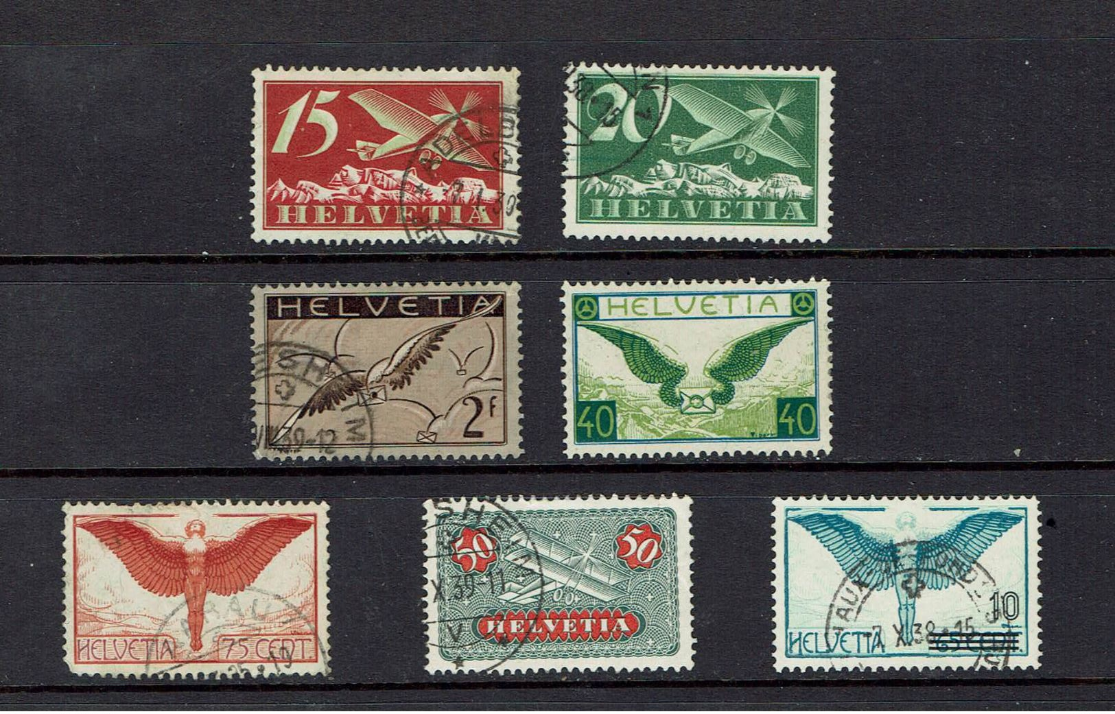 SWITZERLAND...Airmail Liquidation - Used Stamps