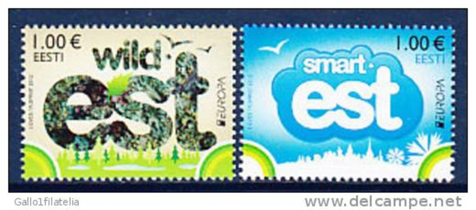 2012 - ESTONIA - EUROPA CEPT - VISIT ESTONIA. MNH - 2012