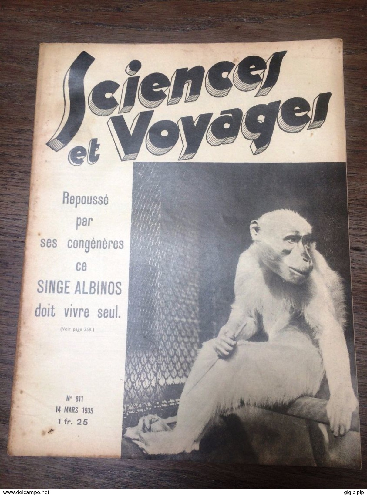 REVUE 1935 811 SCIENCES ET VOYAGES LE SINGE ALBINOS - Other Magazines