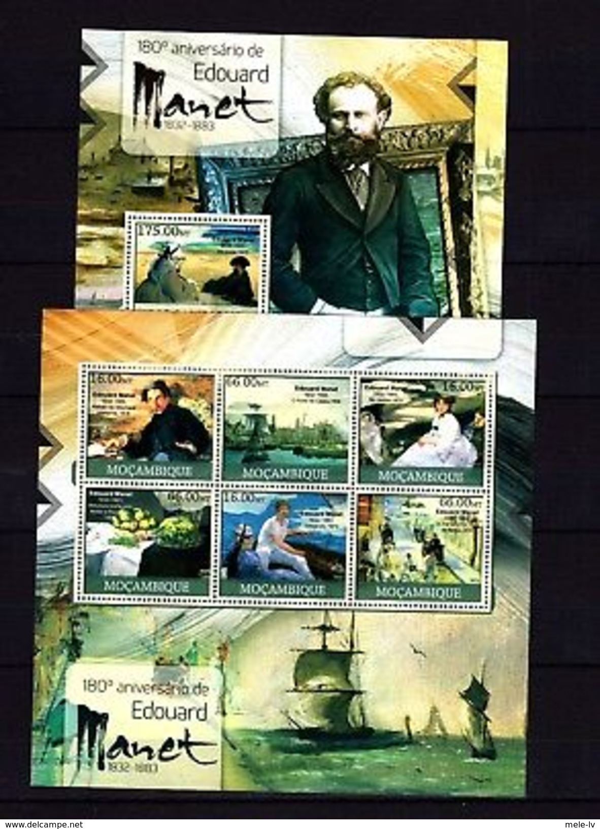 Mozambique 2012 Art Manet MNH -(WB1) - Other & Unclassified