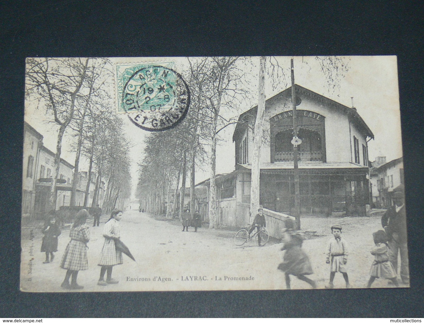 LAYRAC / ARDT AGEN   1910  LA PROMENADE       CIRC  EDIT - Autres & Non Classés