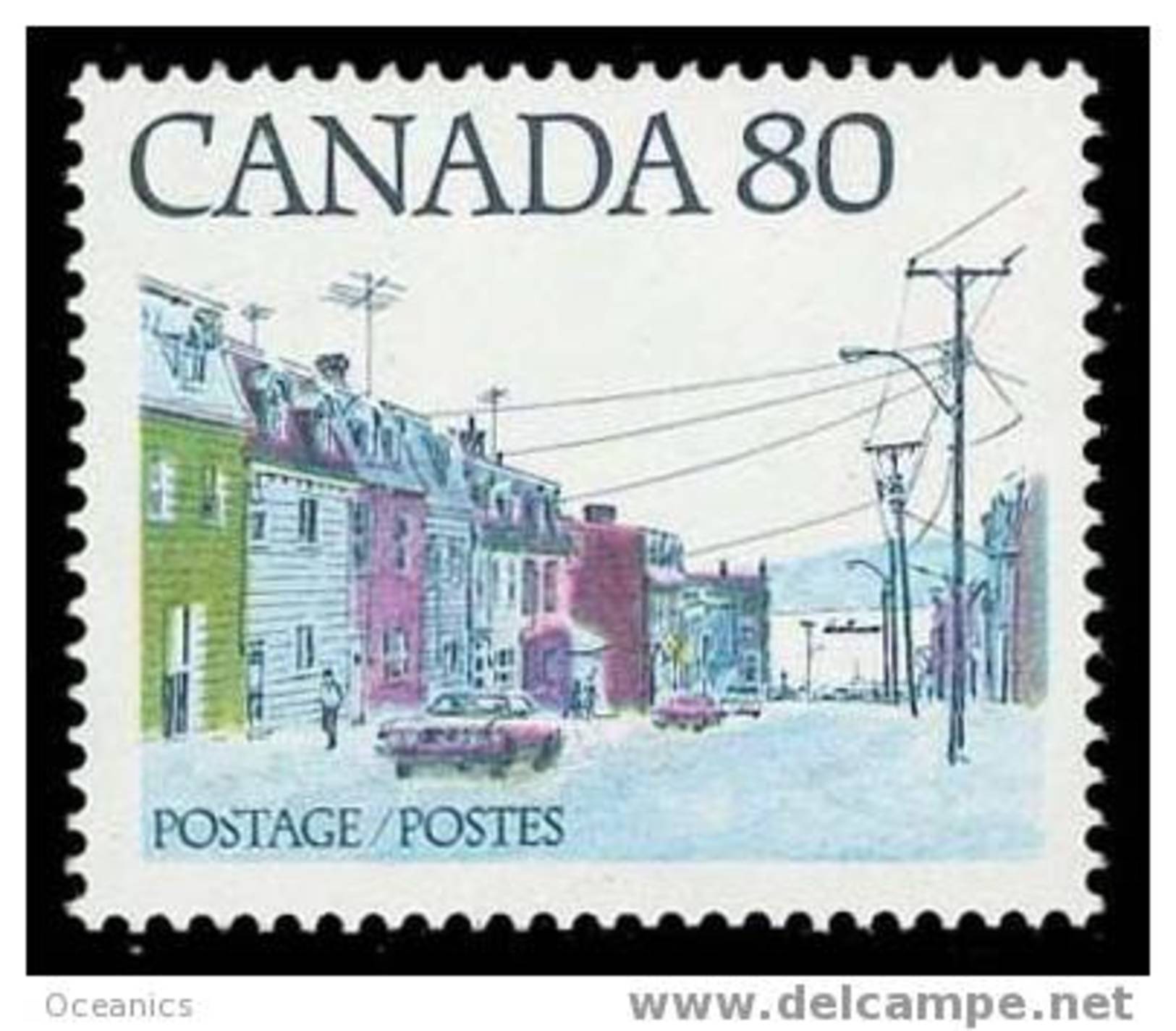 Canada (Scott No. 725 - Scène Maritime De Rue / Maritime Street Scene) [**] - Nuevos