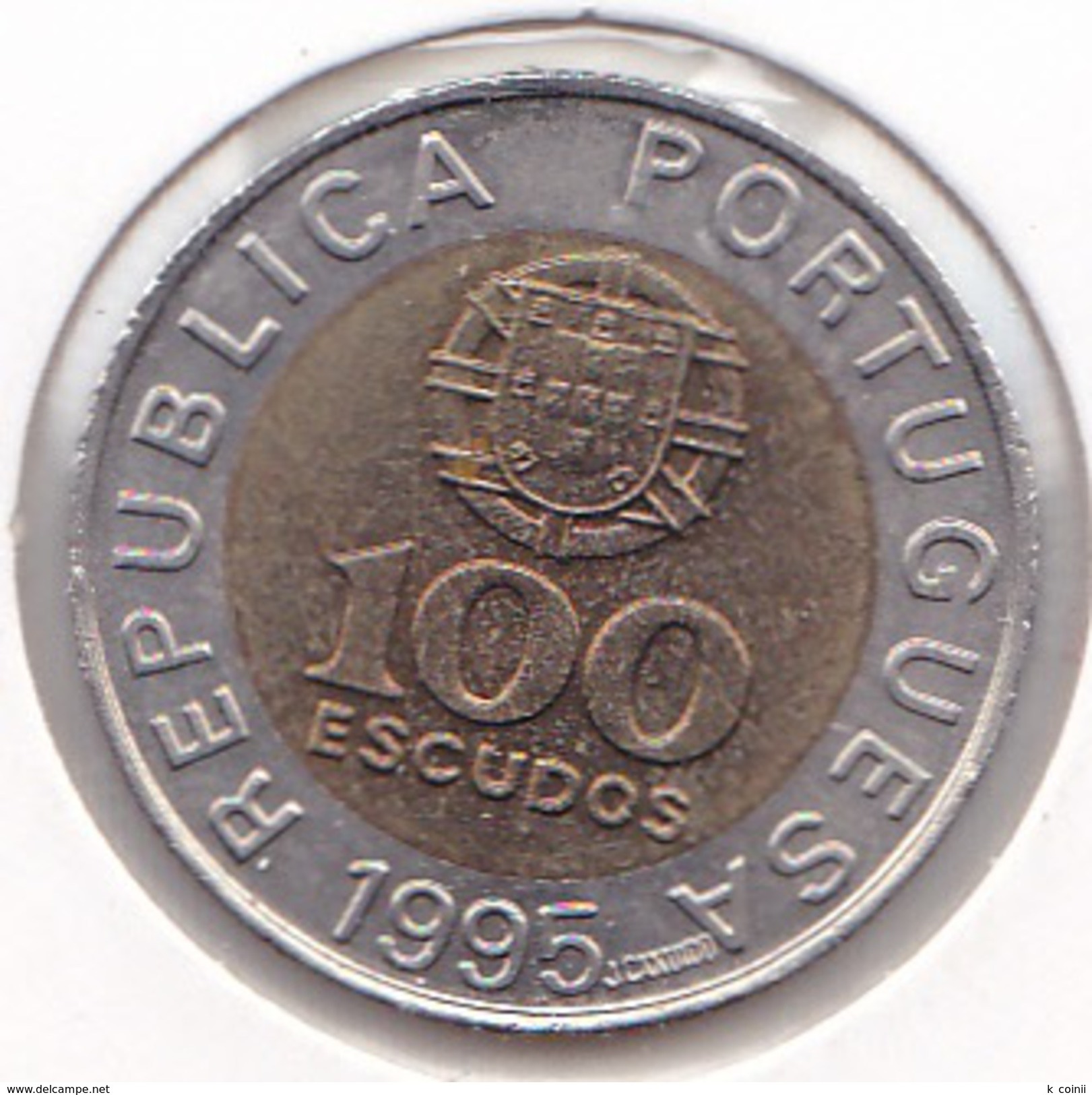 Portugal - 100 Escudos (100$00) 1995 FAO Bimetallic UNC - Portugal