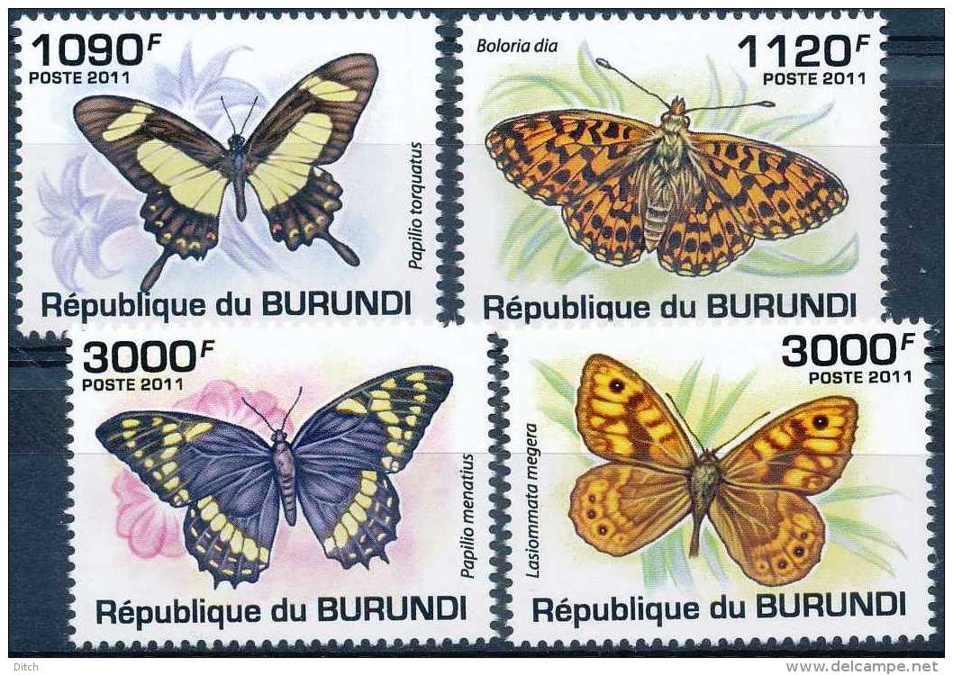 D- BURUNDI 2011 - Les Papillons - Papillons