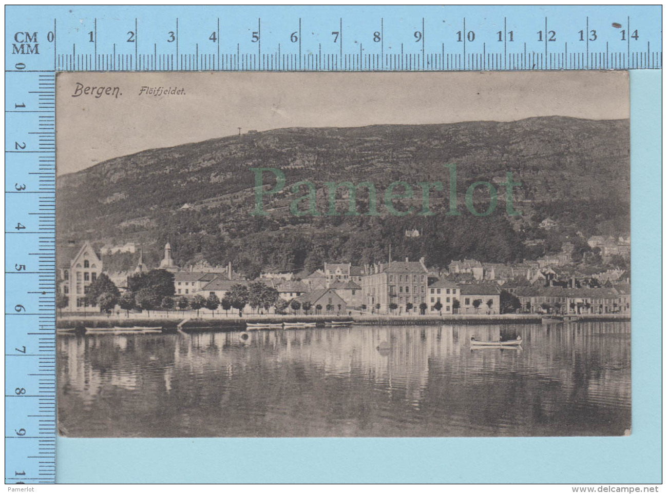 Bergen Norway Norvege - Floifjoldet,  Cover Bergen, 1907, On A Postfrim 10 Ore - Norvège