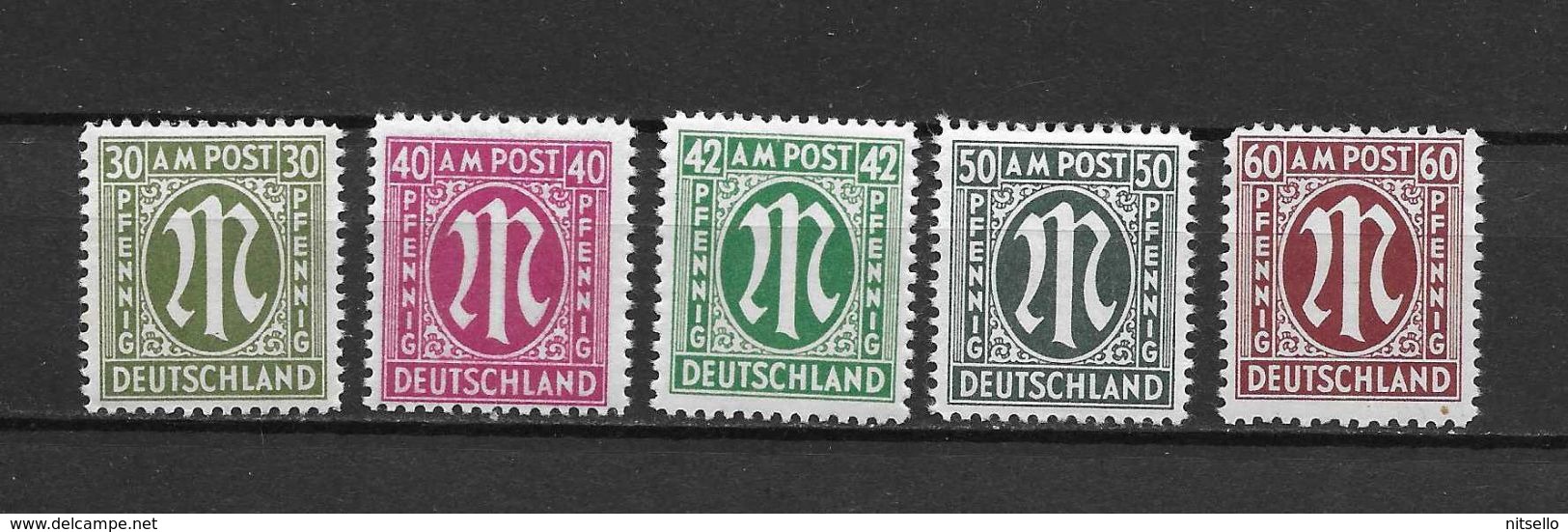 LOTE 1461  ///  ALEMANIA BIZONA - ZONA ANGLOAMERICANA  //  YVERT Nº: 14/18**MNH - Sonstige & Ohne Zuordnung