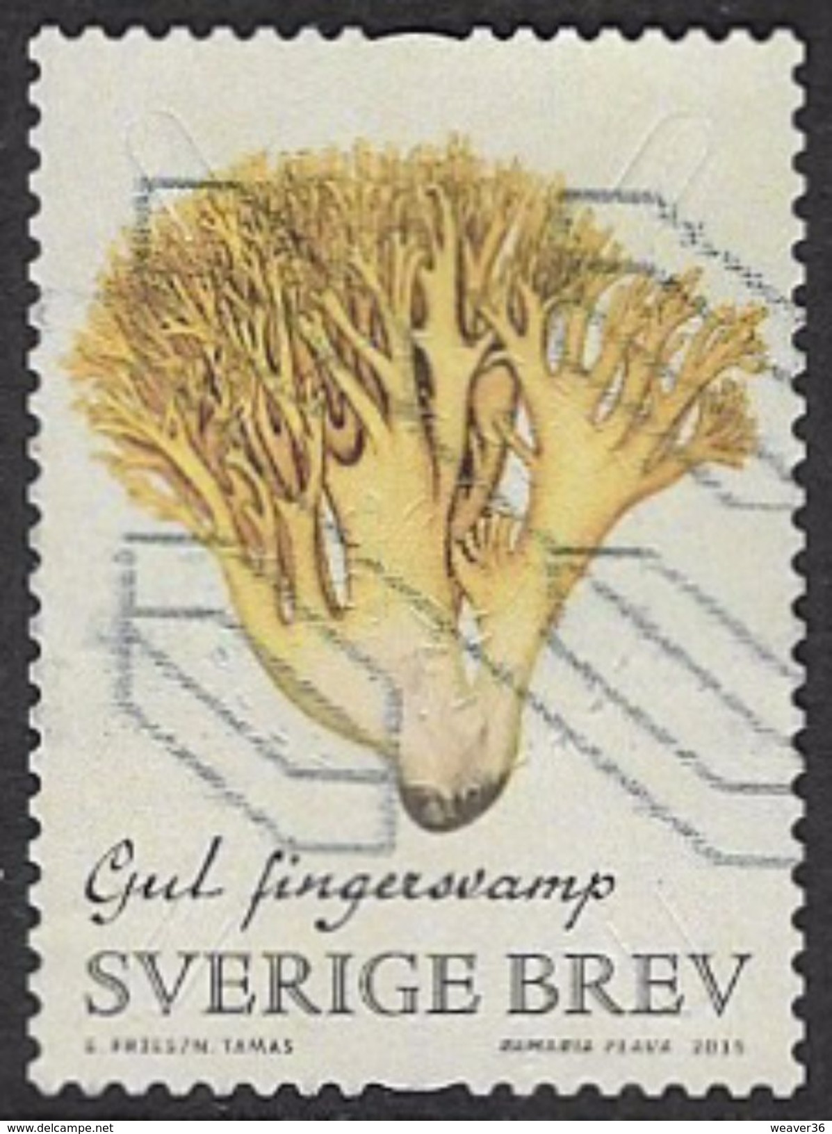 Sweden 2015 Mushrooms Brev Type 3 Good/fine Used [35/29738/ND] - Used Stamps